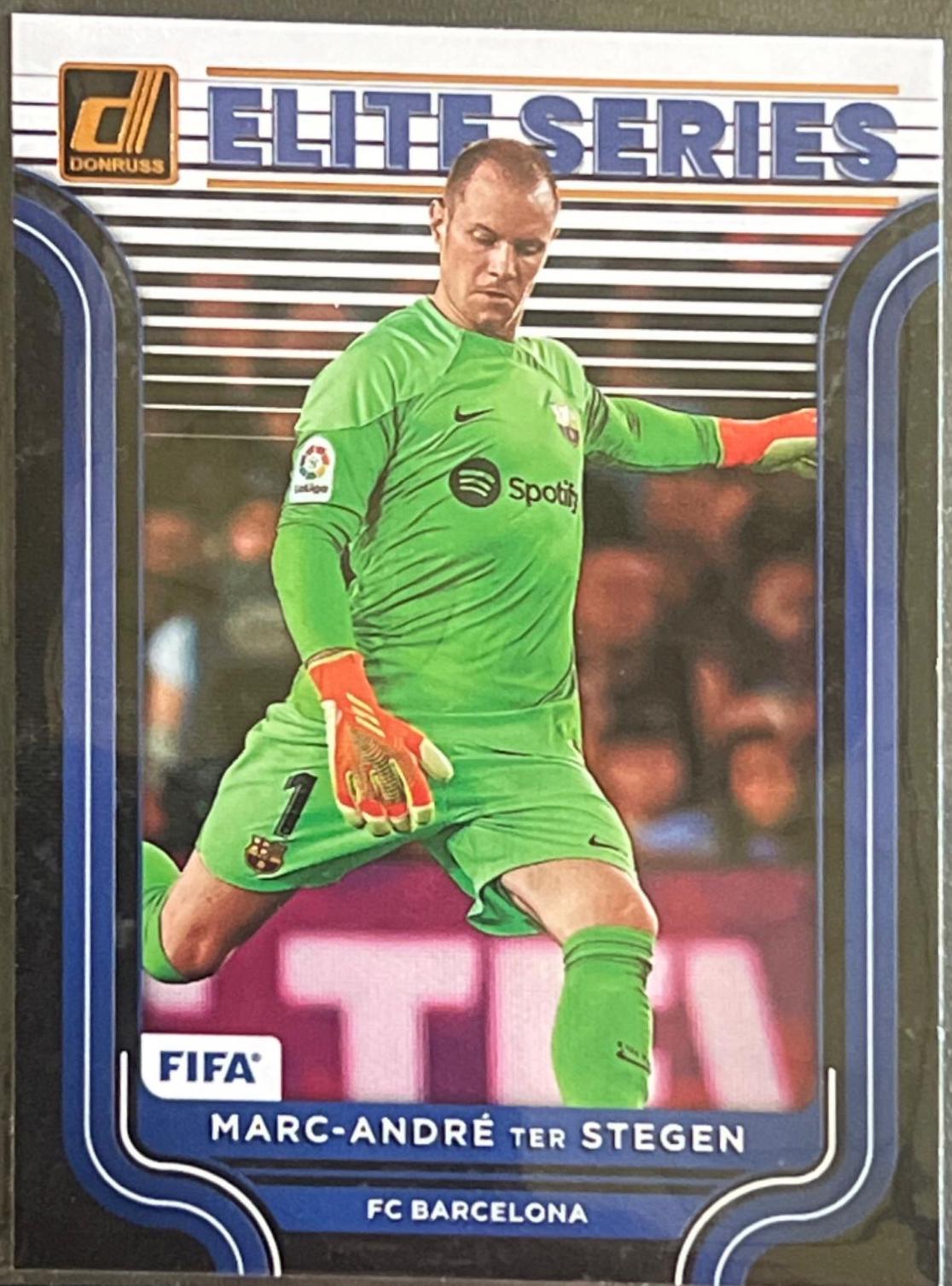 Marc Andre ter Stegen #8 Soccer Cards 2022 Panini Donruss Elite Series