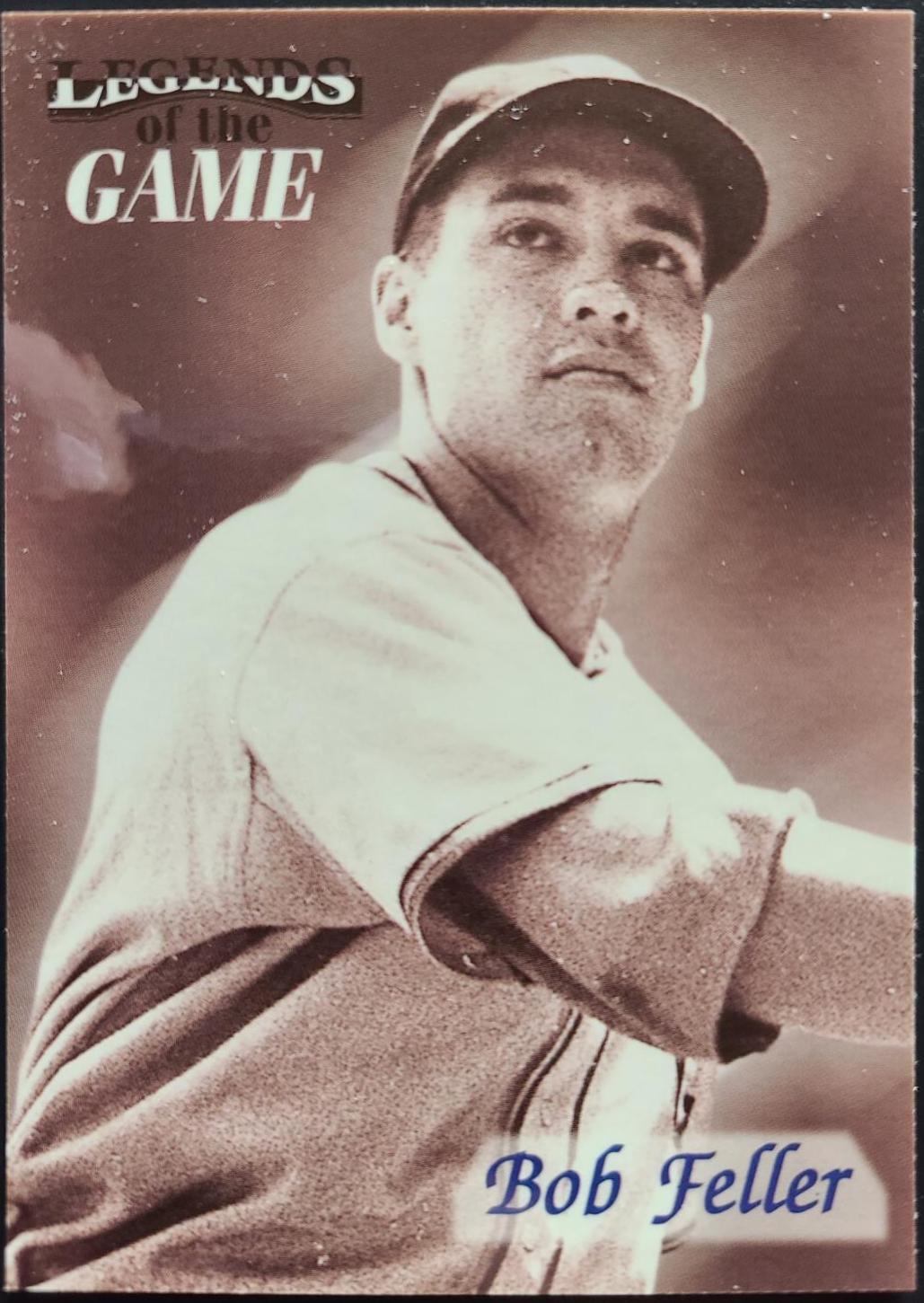 Bob Feller #9 Baseball Cards 1998 Sports Illustrated Then & Now