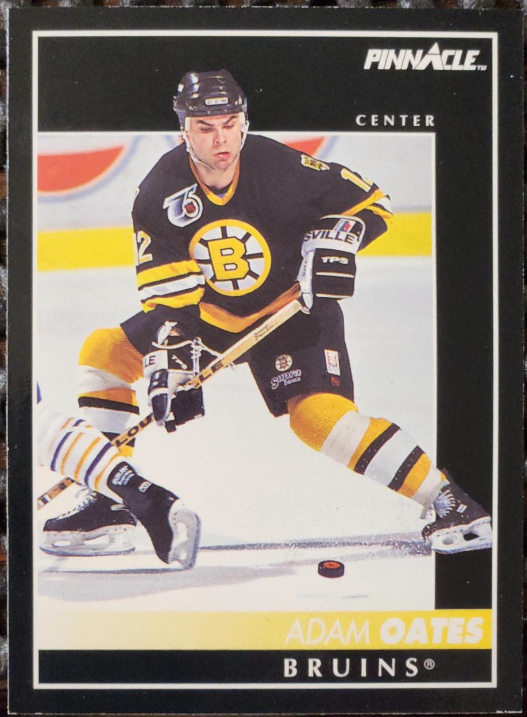 Adam Oates #40 Hockey Cards 1992 Pinnacle