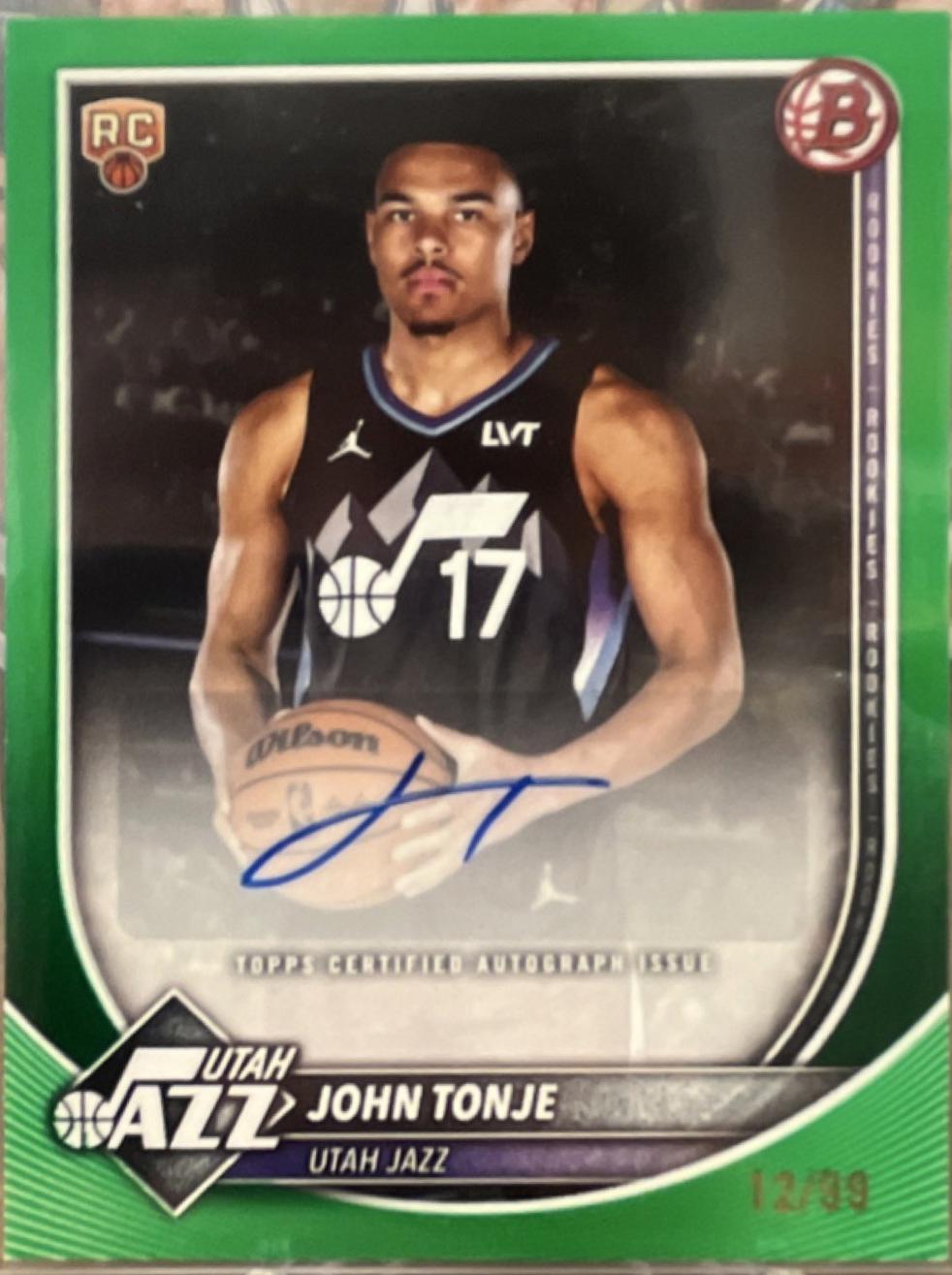 John Tonje [Green Border] #RVA-JT