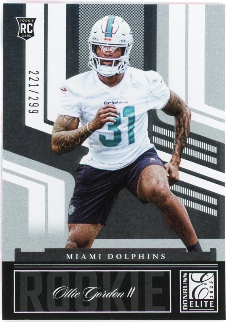 Ollie Gordon II #28 2025 Panini Donruss Elite 2007 Rookie Football