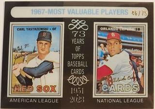 Orlando Cepeda / Carl Yastrzemski