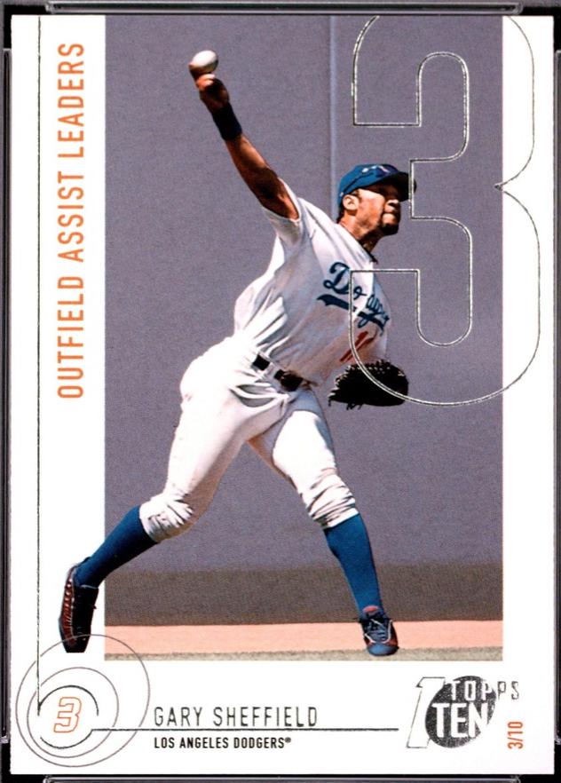 Gary Sheffield #173 2002 Topps Ten Baseball