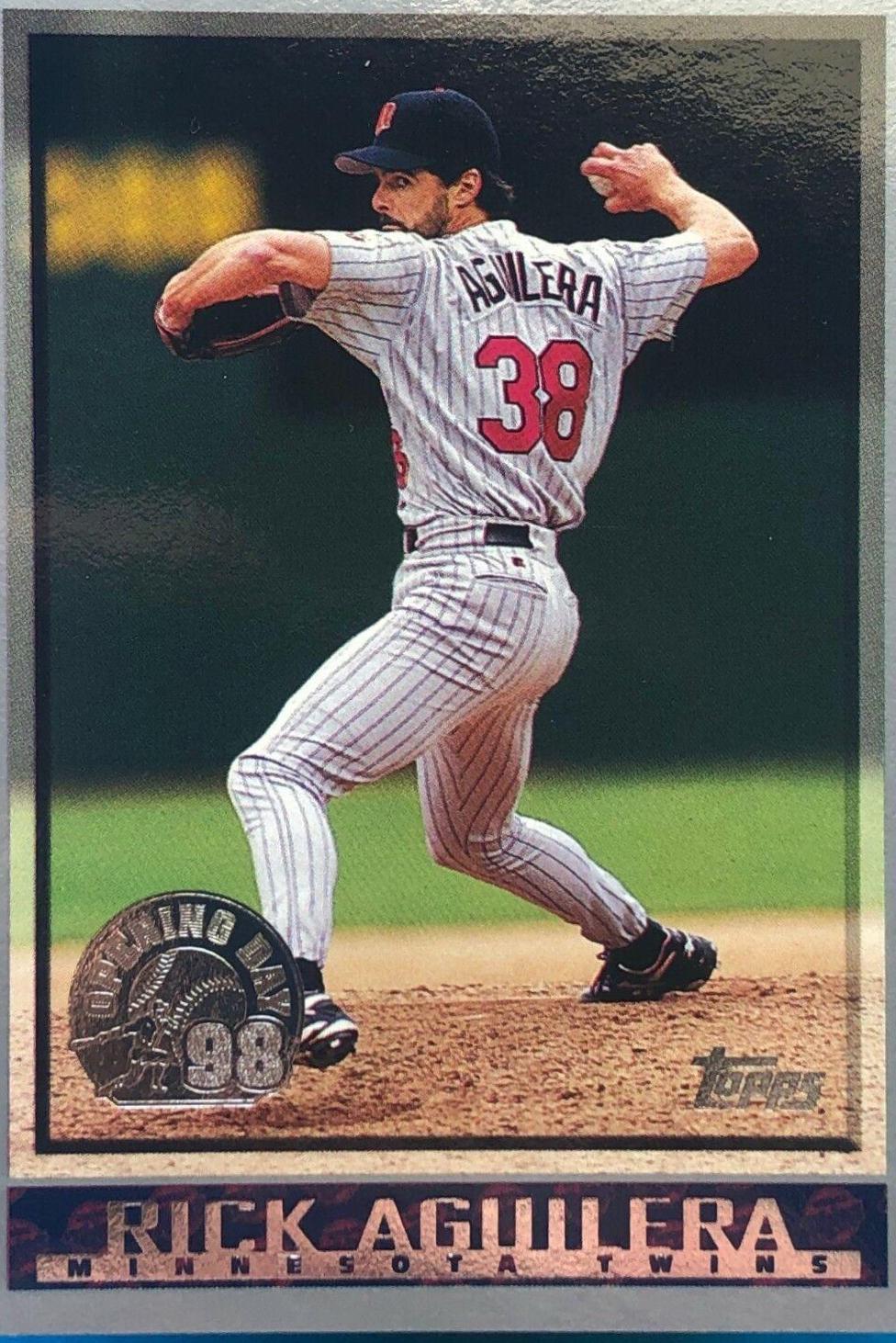 Rick Aguilera #47 Baseball Cards 1998 Topps Opening Day