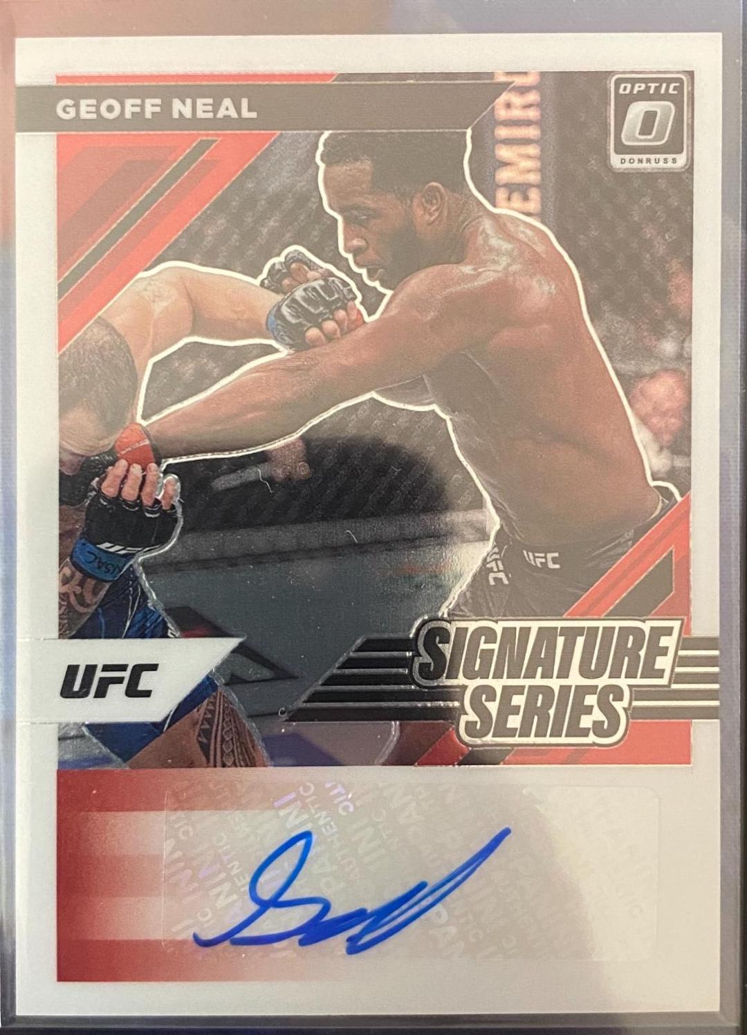 Geoff Neal #SS-GNL Ufc Cards 2022 Panini Donruss Optic UFC Signature Series