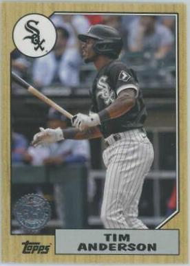 Tim Anderson #T87-11 Baseball Cards 2022 Topps 1987