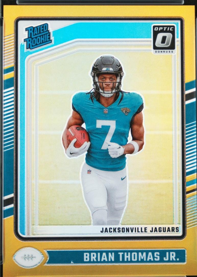 Brian Thomas Jr. [Gold] #214 Prices | 2024 Panini Donruss Optic