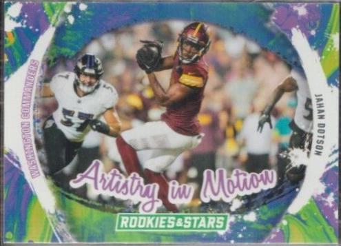Jahan Dotson #AIM-JDN Football Cards 2024 Panini Rookies & Stars Artistry in Motion