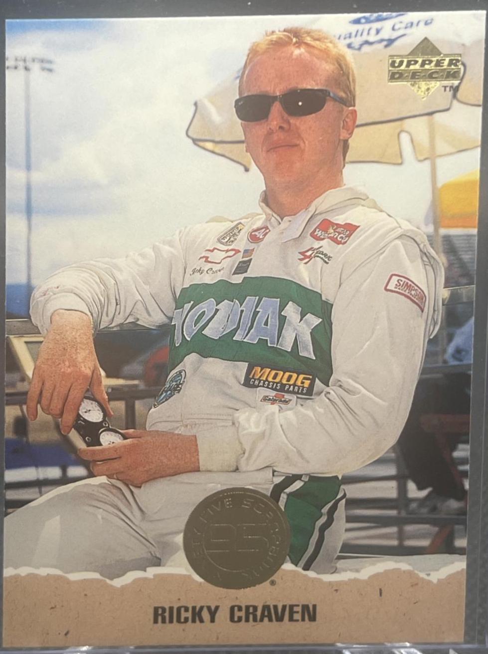 Ricky Craven #79 Racing Cards 1996 Upper Deck NASCAR