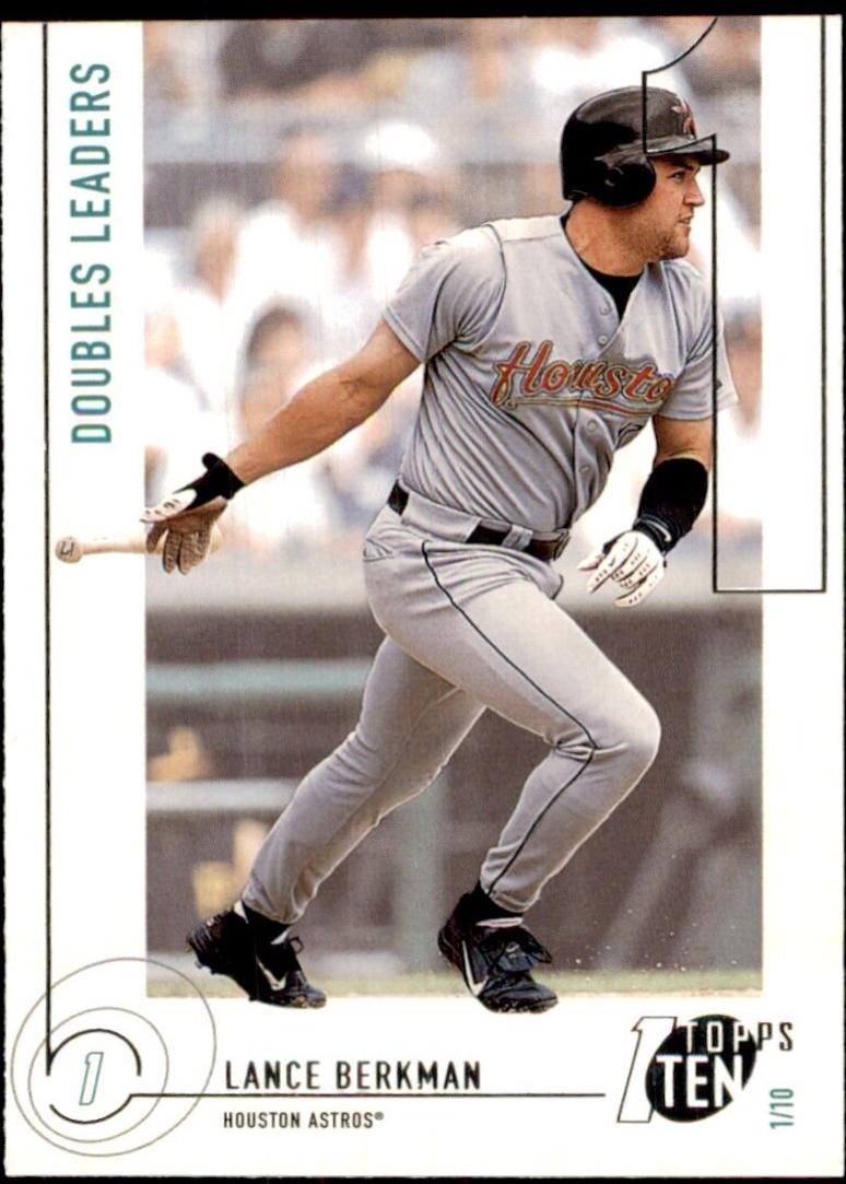 Lance Berkman #11 Baseball Cards 2002 Topps Ten