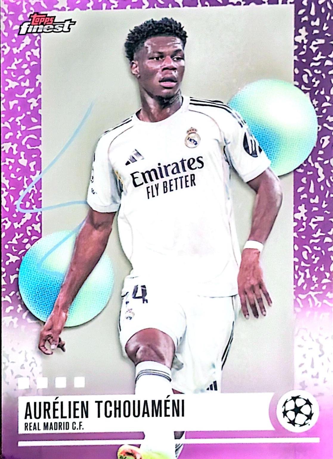 Aurelien Tchouameni #376 2025 Topps Finest UEFA