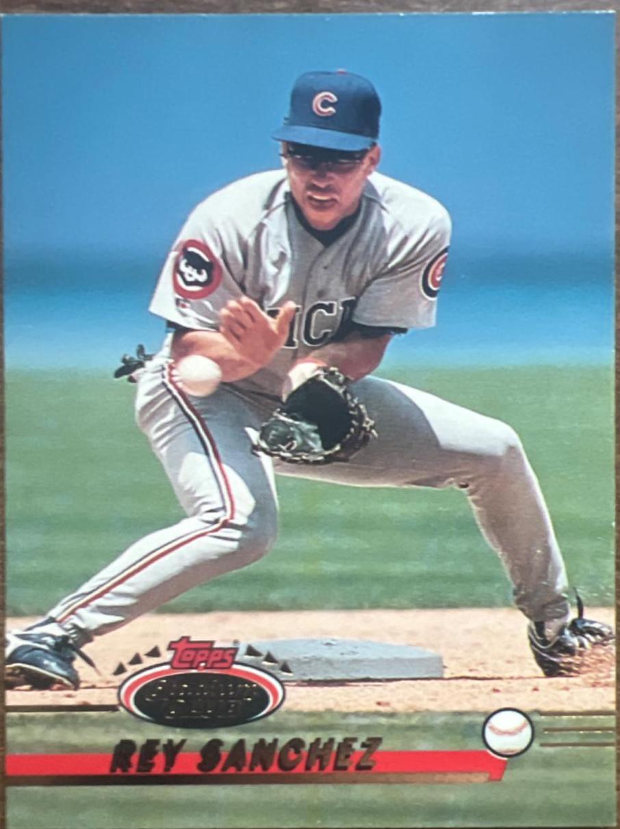 Rey Sanchez #36 Baseball Cards 1993 Stadium Club 1st Day Production