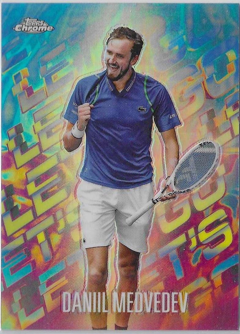 Daniil Medvedev #LGO-DM Tennis Cards 2024 Topps Chrome Let’s Go