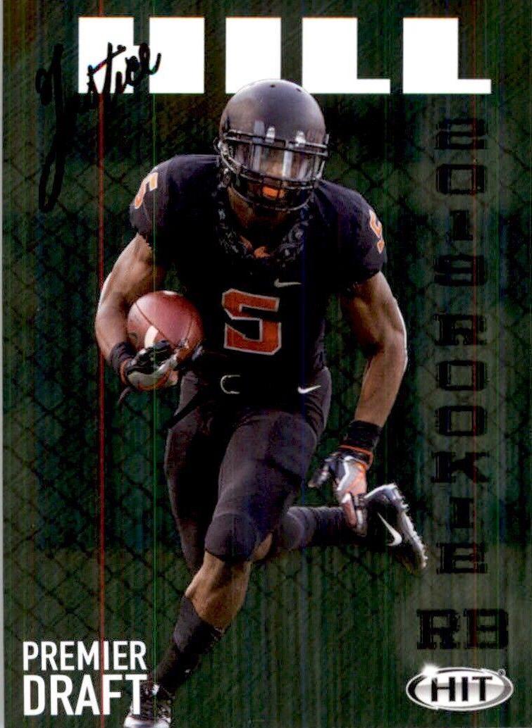 Justice Hill #91 Football Cards 2019 Sage Hit