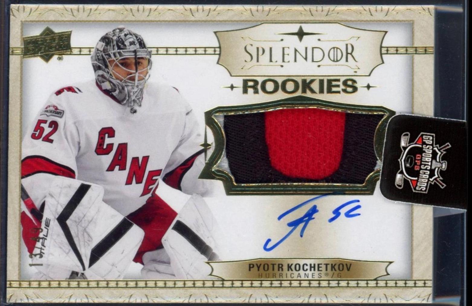Pyotr Kochetkov #SP-KV 2022 Upper Deck The Cup Splendor Hockey