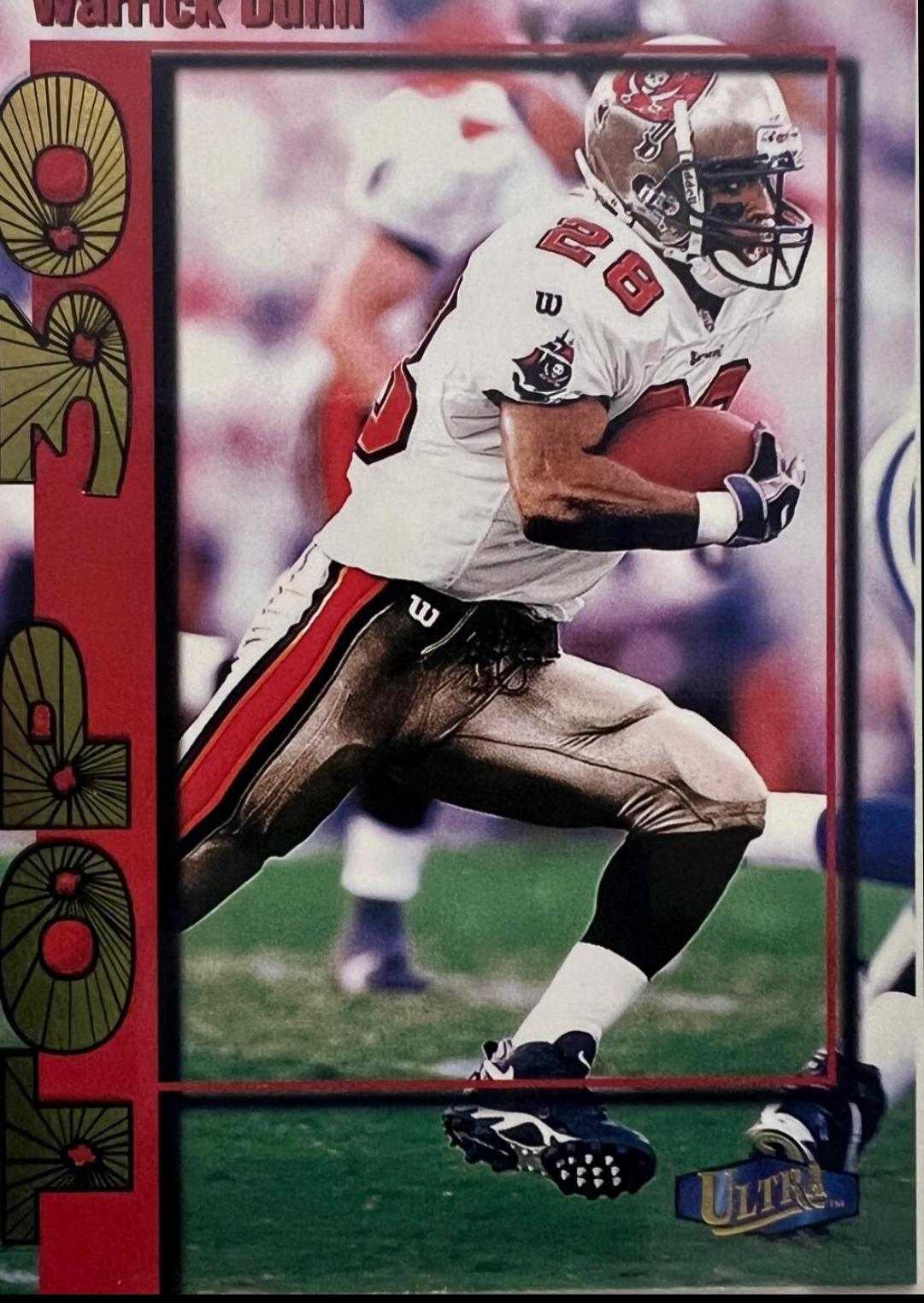 Warrick Dunn #1TT Football Cards 1998 Ultra Top 30