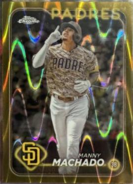 Manny Machado [RayWave Gold Refractor] #12