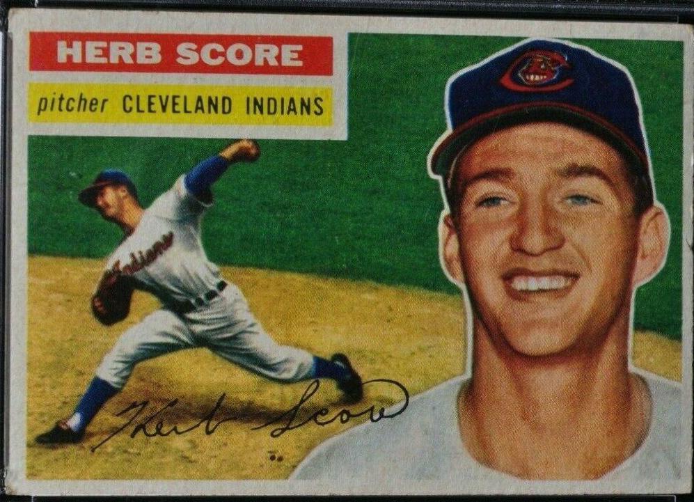 1956 Herb Score [Gray Back] #140