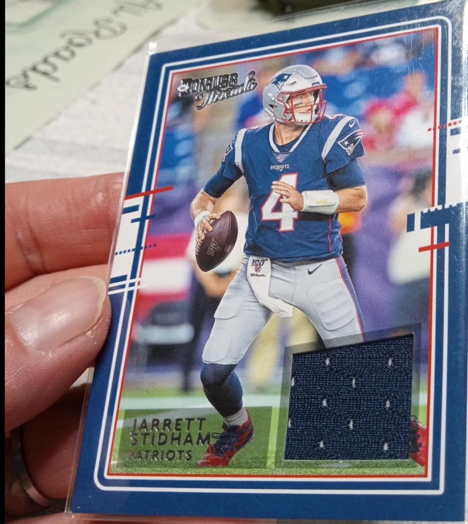 Jarrett Stidham #3 Football Cards 2020 Panini Donruss Threads
