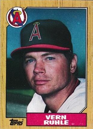 Vern Ruhle #221 Baseball Cards 1987 Topps
