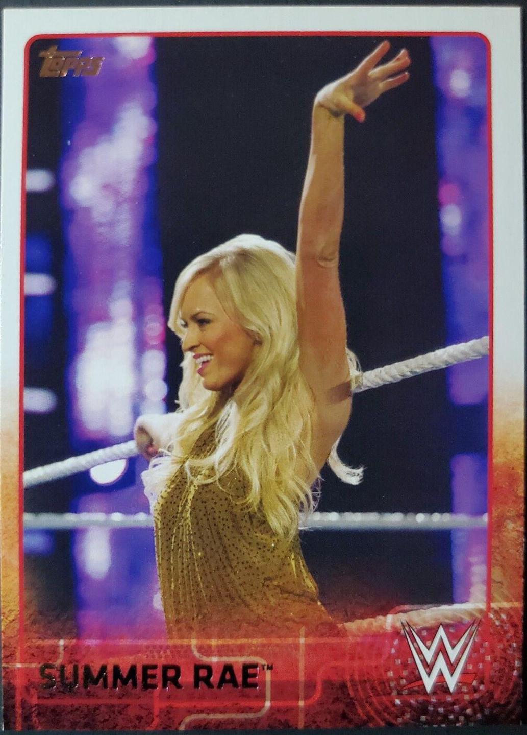 Summer Rae #75 Wrestling Cards 2015 Topps WWE