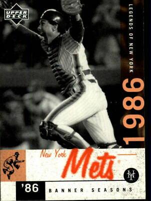 Gary Carter #92 Baseball Cards 2001 Upper Deck Legends of NY