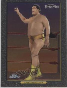 Andre The Giant #95 Wrestling Cards 2007 Topps Heritage II Chrome WWE