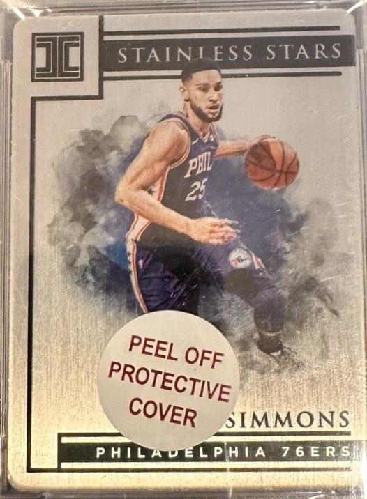 Ben Simmons #14 Basketball Cards 2019 Panini Impeccable Stainless Stars