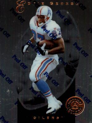 Eddie George #8 Football Cards 1997 Pinnacle Certified