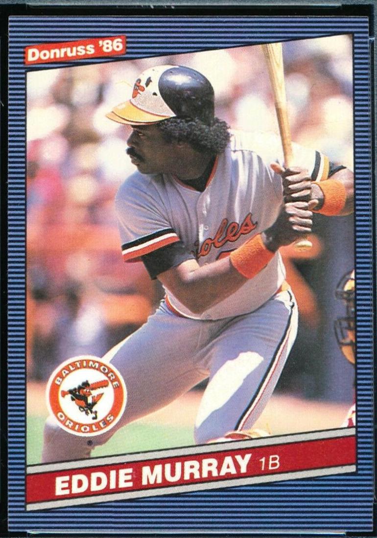 Eddie Murray #88 Baseball Cards 1986 Donruss