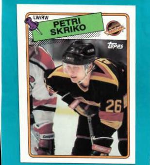 Petri Skriko #137 Hockey Cards 1988 Topps