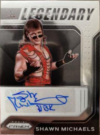 Shawn Michaels #LS-SMC Wrestling Cards 2022 Panini Prizm WWE Legendary Signatures
