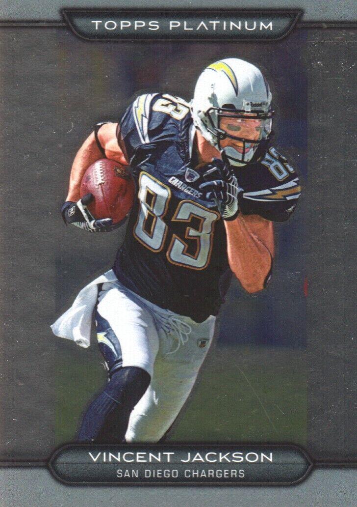 Vincent Jackson #33 Football Cards 2010 Topps Platinum