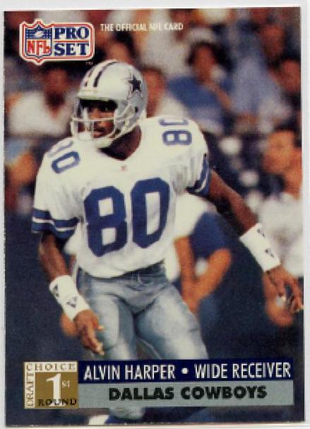 Alvin Harper #741 1991 Pro Set Football