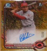 Ricardo Cabrera [Gold Shimmer Refractor] #CPA-RCA