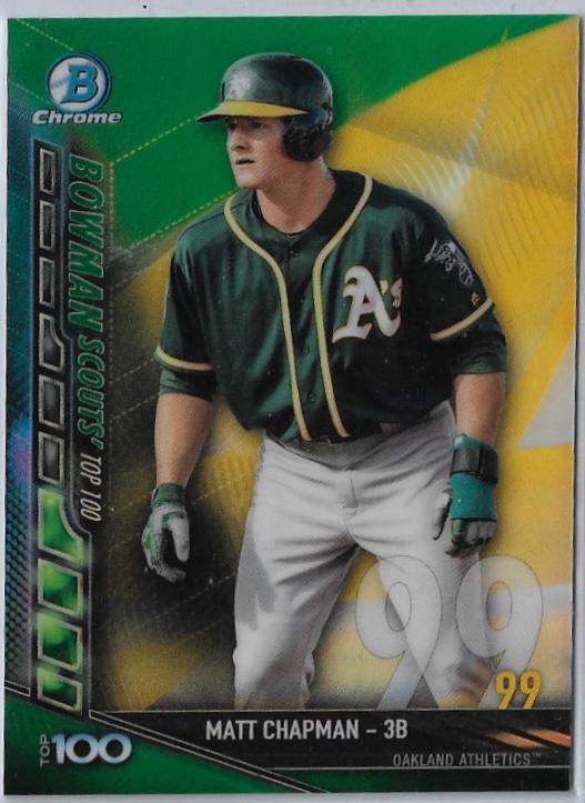 Matt Chapman [Green Refractor] #BTP-99