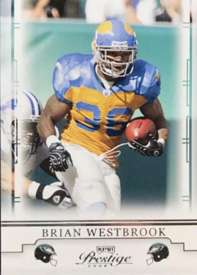 Brian Westbrook #75 2008 Playoff Prestige Football