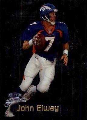 John Elway #1 Football Cards 1998 Fleer Brilliants