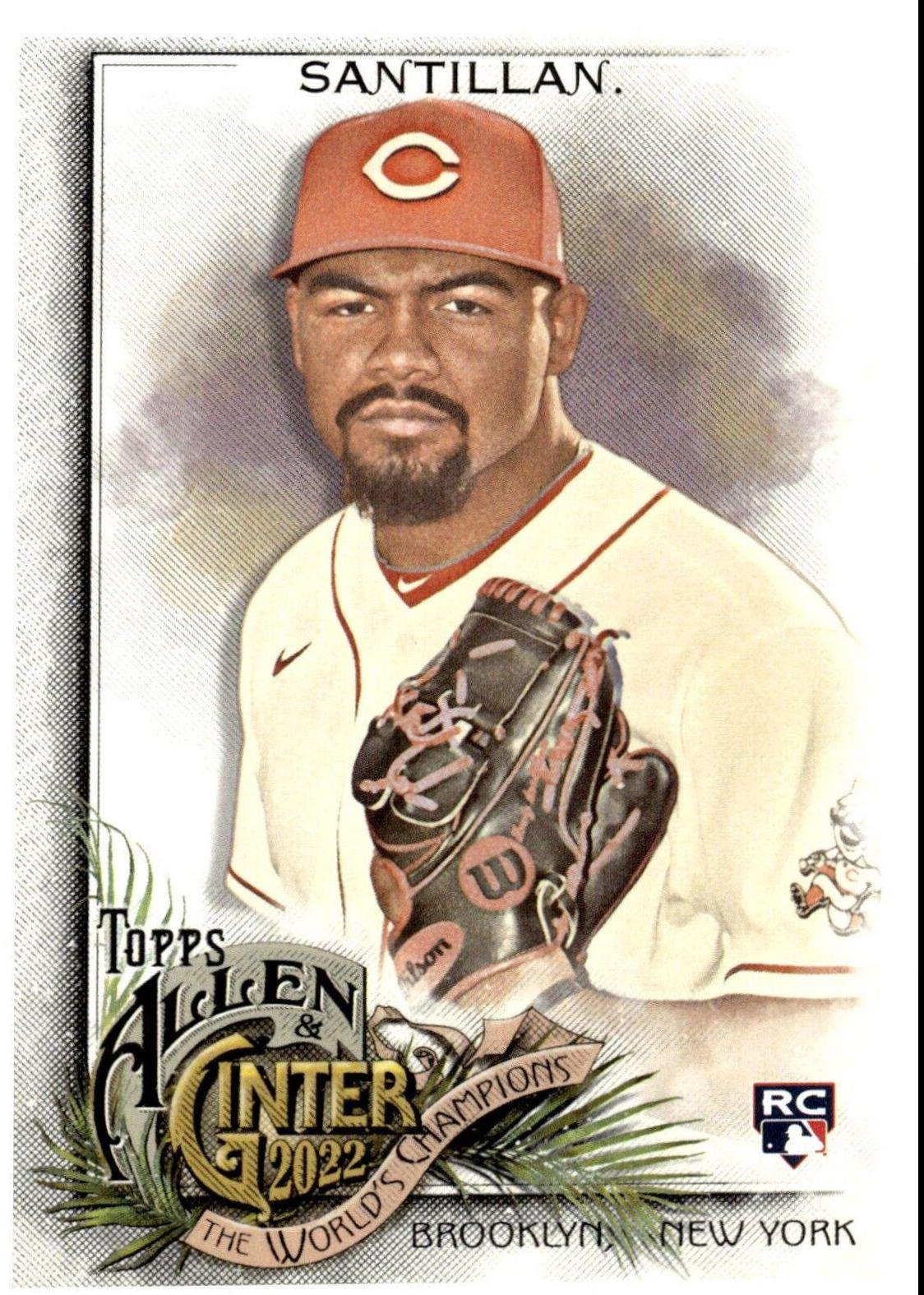 Tony Santillan #158 Baseball Cards 2022 Topps Allen & Ginter