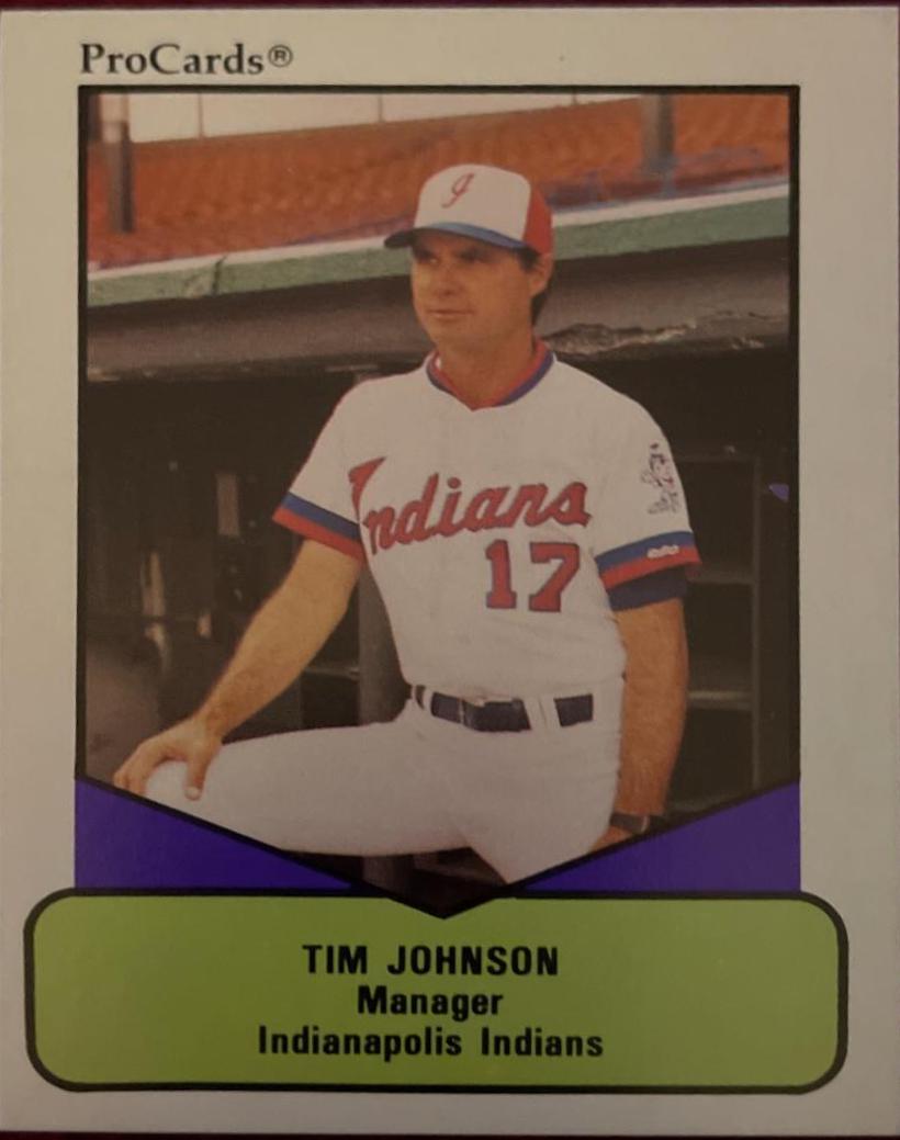 Tim Johnson #590 Baseball Cards 1990 Procards