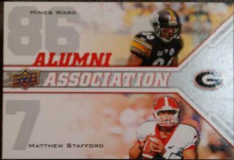 Hines Ward, Matthew Stafford #234 2009 Upper Deck Draft Edition Football
