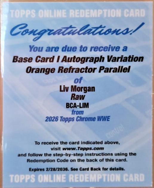 Liv Morgan [Orange] #BCA-LIM