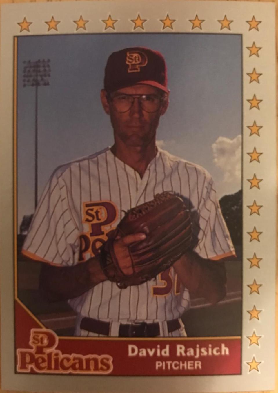 David Rajsich #3 Baseball Cards 1990 Pacific Senior League