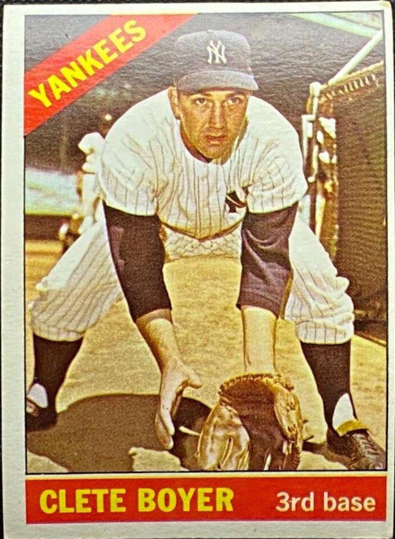 Clete Boyer #9 Baseball Cards 1966 Topps