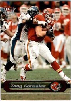 Tony Gonzalez #8 Football Cards 2002 Ultra