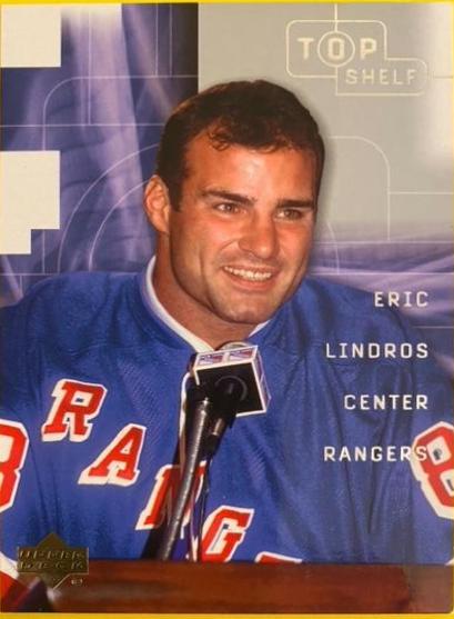 Eric Lindros #28 Hockey Cards 2001 Upper Deck Top Shelf