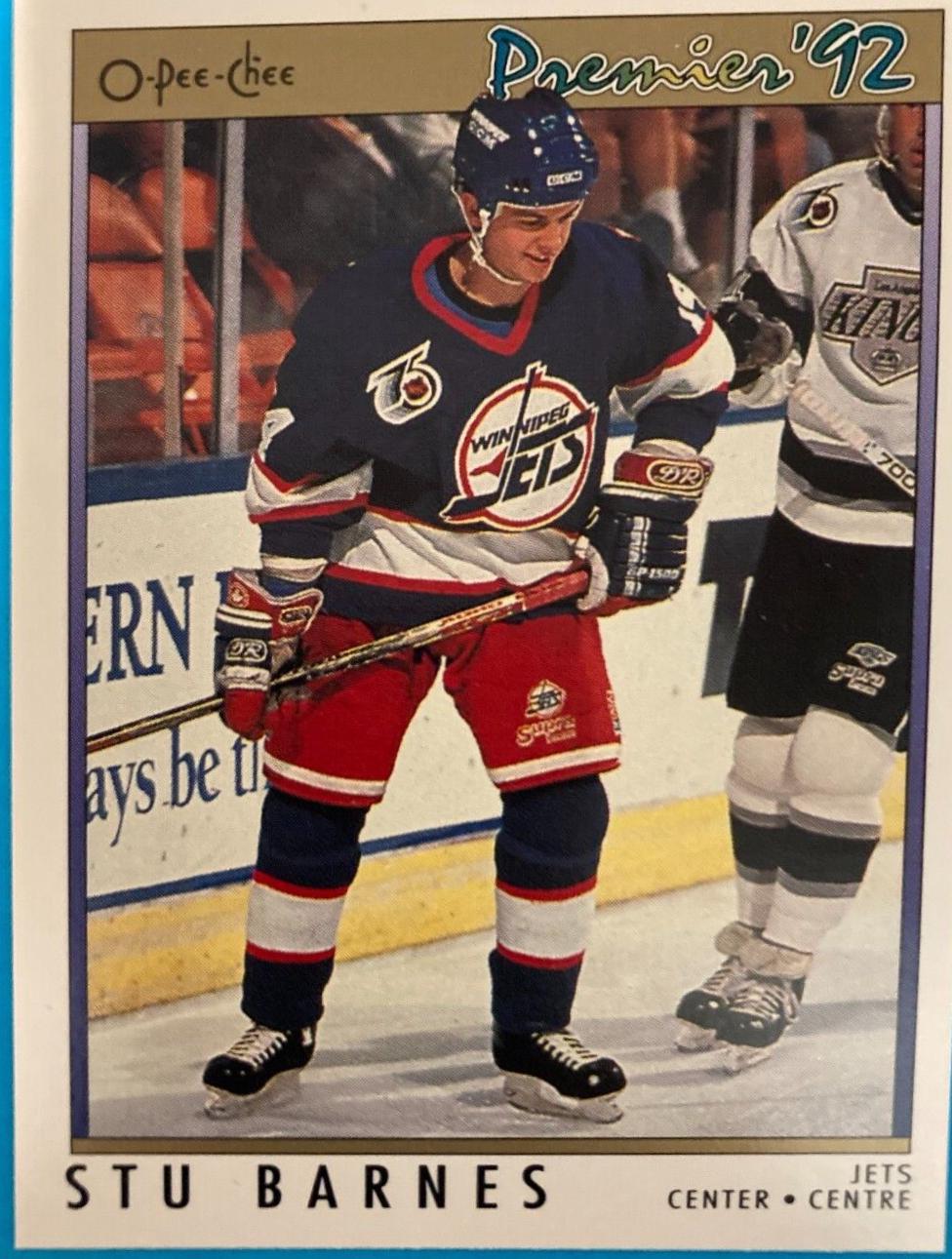 Stu Barnes #109 Hockey Cards 1991 O-Pee-Chee Premier