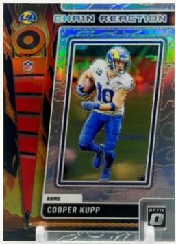 Cooper Kupp #CR-CK Football Cards 2023 Panini Donruss Optic Chain Reaction