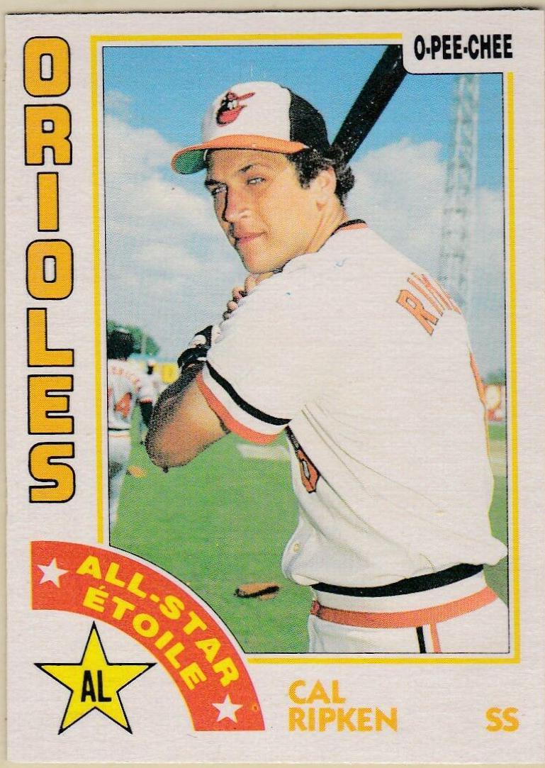 Cal Ripken Jr. #2 Baseball Cards 1984 O Pee Chee