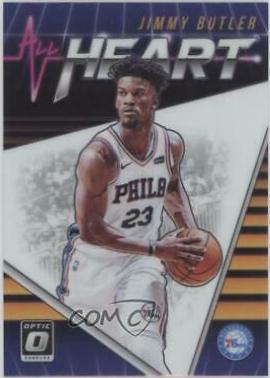 Jimmy Butler #2 Basketball Cards 2018 Panini Donruss Optic All Heart